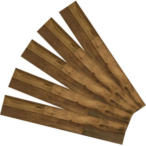 5pièces Lot De Planches De Sol Autocollantes Et Détachables Pour Décoration Intérieur Facile à Installer Sur Surfaces Lisses (1/5)