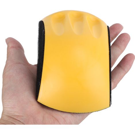 Bloc de ponçage manuel auto-agrippant, disque de polissage et de meulage 6" 150 mm (1/2)