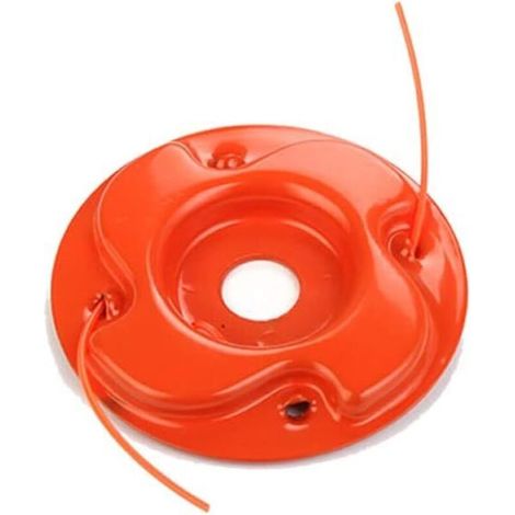 Tête de coupe universelle en fer avec ligne en nylium pour débroussailleuse, anti-rouille, tondeuse à gazon (lot de 1) (1/4)