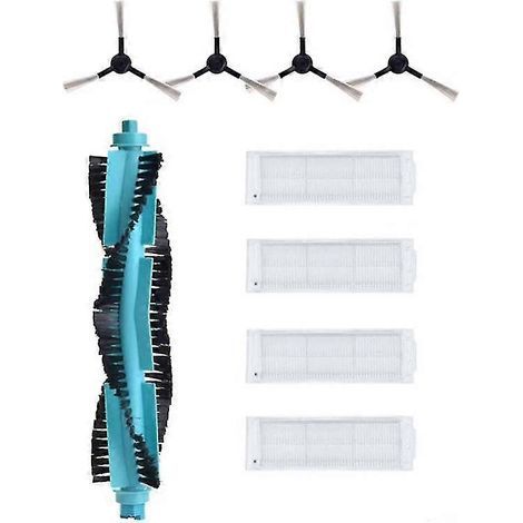 Chiffons de rechange, brosse et filtre HEPA pour aspirateur robot V2 Pro, V3 SE, V-rvclm26b et V-rvclm21b. Accessoires inclus. (1/5)