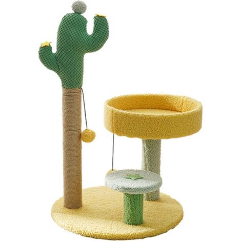 Cat toy set, 67 x 41 x 41 cm, multicoloured