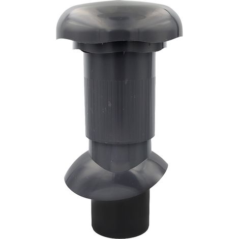 Venduct Be-/Enltüfterrohr DN125 Anthrazit (1/4)