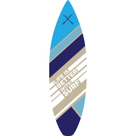 Planche de surf décorative graphique (1/4)