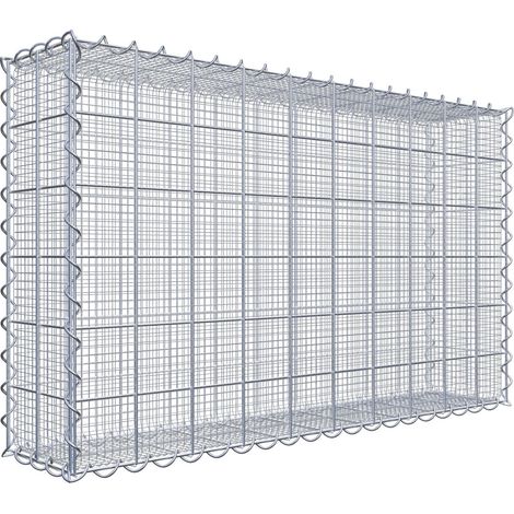 Gabiondeco - Gabion à mailles très fines pour gravillon 100 cm x 60 cm x 20 cm (L x H x P). maille 10 x 10 cm. spirale - Made in Germany (1/3)