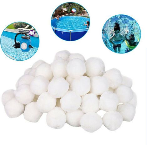 1000g Poolfilterkugeln, geeignet für Sandfilterpumpen in Aufstellpools, wiederverwendbar und austauschbarer Poolfiltersand.