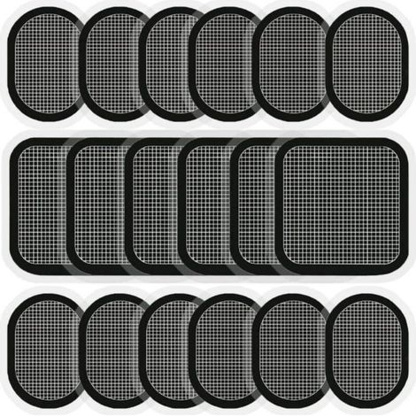 18 Pièces Électrode de Ceinture.Compatible avec Abs Series. Électrode de Rechange pour Ceintures Musculation Abdominales (1/4)