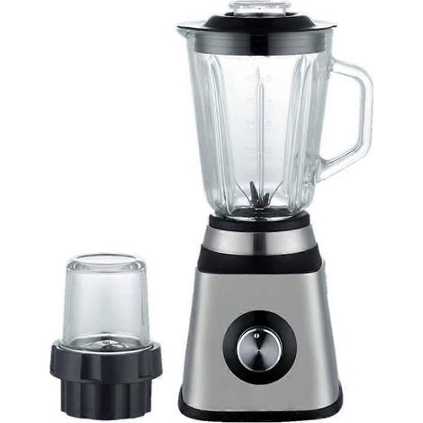 Alimentaire mixeur 2 en 1 robot culinaire smoothie pour glace Crushing et Shakes plan de travail High vitesse UE (1/5)