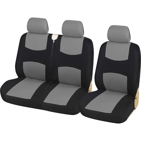 M 2+1 Housses de siège de voiture Housses de protection pour bus/fourgonnette/camion Y (Couleur : Gris) (1/5)