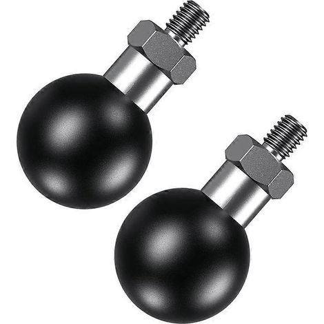Adaptateur de rotule de 1 pouce avec tige filetée M6 x 1,0, compatible avec la mémoire. (1/5)