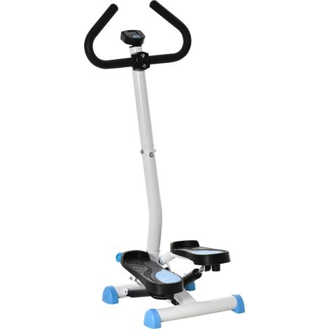 Stepper fitness écran LCD pédales antidérapantes acier ABS jusqu'à 100 kg 55 x 44 x 108 cm (1/5)