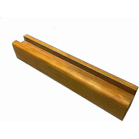 Support mural en bois pour œuvres d'art porte-miroir pleine longueur avec support en bois - 25 x 8 cm (1/3)
