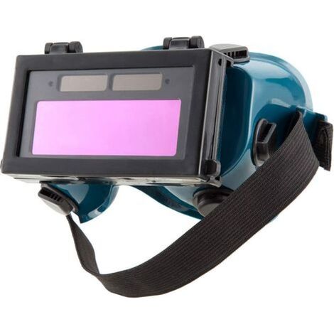 Lunettes Masque de Soudure LCD Batterie Solaire Auto-obscurcissant/assombrissantes Lunette de Protection des Yeux pour Soudage ave (1/5)
