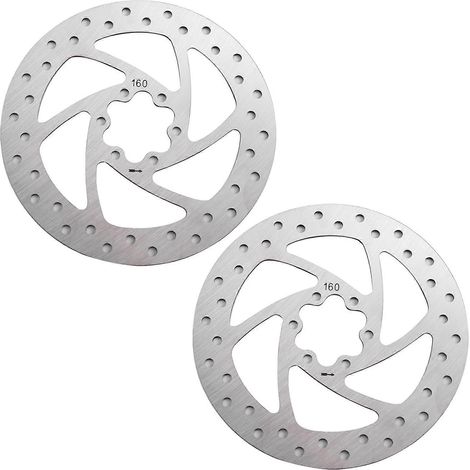 2 x 160 mm Bremsscheiben für Rennräder, Mountainbikes und E-Bikes (1/5)