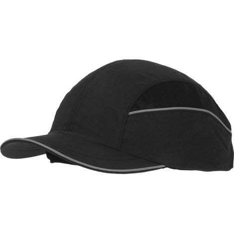 Casquette Sécurité Noire Résistante aux Flammes avec Doublure de Capuchon de Pare-Chocs en Nylon et Design Anti-Statique Chantiers de Construction (1/5)