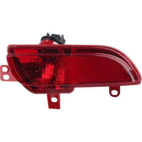 Linke Nebelschlussleuchte 6350HA, rotes Gehäuse, Ersatzteil für Peugeot 206+ (2009–2012)