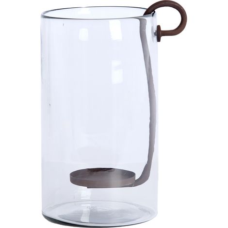 Light & Living Vase RUBRA aus Glas in olivgrüner Ausführung – (1/3)