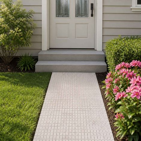 vidaXL Piastrelle Mosaico Crema 30 x 30 cm Marmo (1/5)