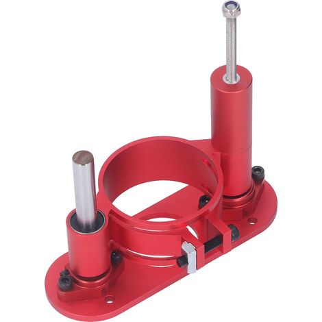 Hubspindelfuß aus Aluminium, Welle aus Edelstahl, maximale Hubhöhe 47 mm, Arbeitstisch aus Holz, verstellbarer Fuß (1/5)