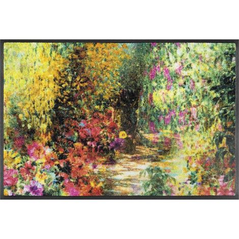 Paillasson PRIMAVERA 50x75 multicolore tissé motif abstrait (1/2)