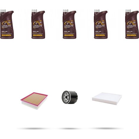 Kit tagliando 3 FILTRI e 5L OLIO compatibile con Cupra Formentor 1.5 TSI 110kw dal 2020 (1/4)
