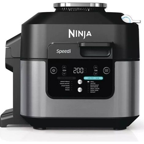 Multicooker NINJA - Speedi Rapid Cooker ON500EU - Capacidad 5,7L - Plata/Negro - 1760W
