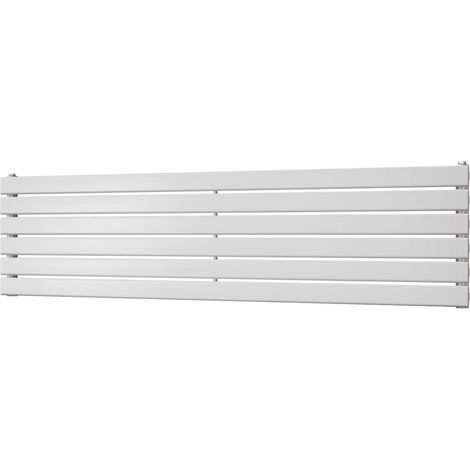 Typhoon Axis - White Horizontal Radiator H408mm x W1600mm Single Panel (1/3)