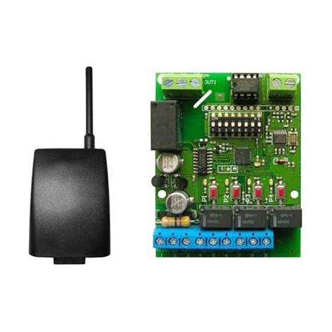 Ricevitore radio 4 canali universale Autoapprendimento 433,92 Mhz RX4-XL