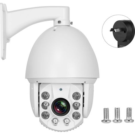 Caméra PTZ coaxiale HD 1080P avec zoom 30X, infrarouge 6 LED, système de vidéosurveillance CCTV, compatible ONVIF, 100-240V PAL, fiche AU (1/5)