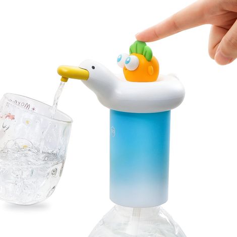 Distributeur d'eau portable avec pompe à eau et chargement USB, rechargeable par USB, capacité de 1 à 5 gallons. (1/5)