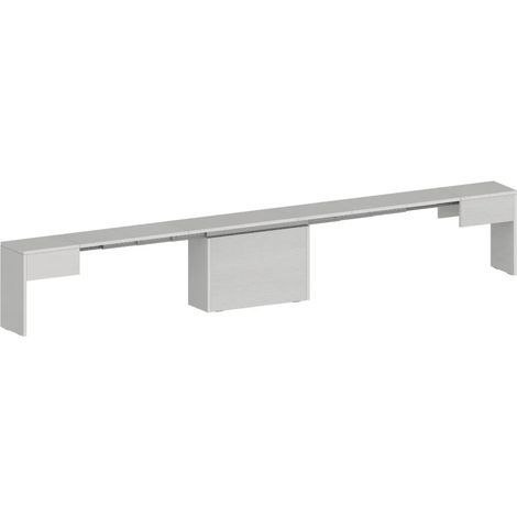 Panca Allungabile da Cucina Soggiorno Bianco Larice 290 cm Moderna (1/5)
