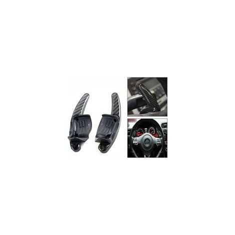 Paddle Shift Extension pour Volkswagen VW Golf 5 6 GTI R32 R Polo,1 paire (Noir) (1/4)