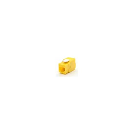 PRESA RJ45U CAT.6 GIALLO