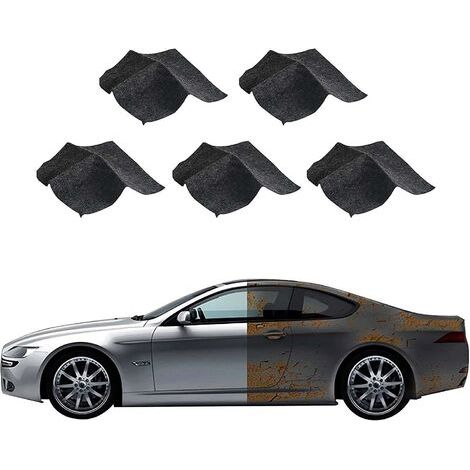 5 PCS Chiffons Nano Sparkle pour Rayures de Voiture-Chiffon Multifonction pour Polissage de Surface-Réparation Facile et permanente des Rayures légères pour Toutes Les Couleurs de Peinture (1/5)