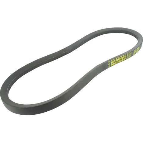 1 - Courroie Trapézoïdale - Courroie Lisse - Section 13x8mm - Longueur 223cm - Pour Transmission Mécanique - Noir - 13x8x223cm