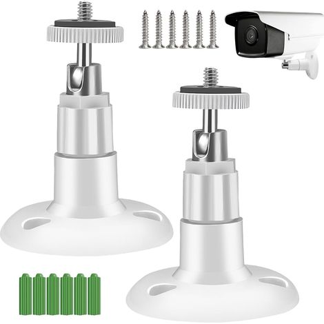 Support Mural pour Caméra de Sécurité, Support Réglable pour Go, HD, Pro, Pro 2, Ultra, Montage Intérieur et Extérieur avec Vis Filetées de 1/4 Pouce (1/5)