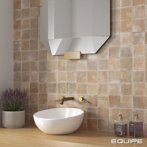 Carrelage Effet Zellige Beige RAKU Sand 10x10cm (1/3)