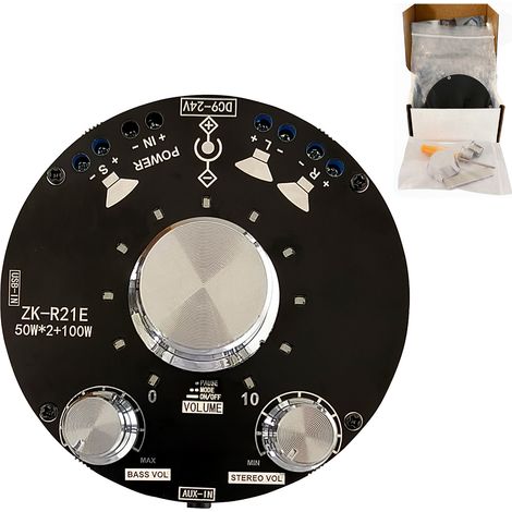 Amplificateur Bluetooth 2.0/2.1 Carte Ampli Audio 12V Volume Indicateur Module Puissance Stéréo DIY (1/5)