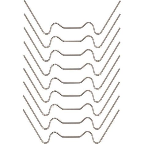 Pince Serre-Verre - Acier Inoxydable - Pour Serre Aluminium - 100 Pièces (1/5)
