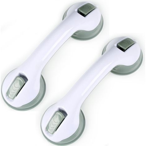PCS Suction Cup Shower Grab Bar, Safety Shower Handle for Bathroom, No Drilling Required, Shower Grab Bar - Green (1/5)