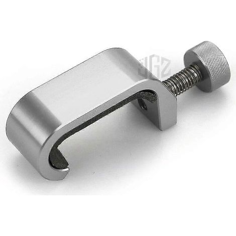 CNC-gefräste, verstellbare Gepäckträgerhalterung mit Haken und Häkelmuster für Vespa GTS 250, 300, Sprint, Primavera 150, LXV, LX 50 und S125 – Silber