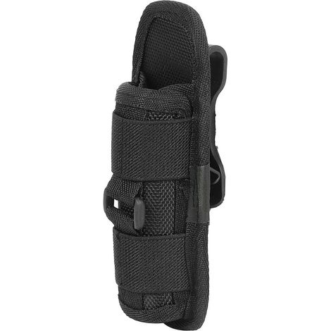 Étui de lampe de poche, pochette de lampe de poche à ceinture rotative à 360 degrés avec clip, étui de lampe de poche, support de lampe de poche, noir (1/5)