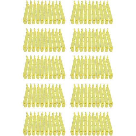 100 Pièces Étiquette D'Oreille de Bétail Étiquette Universelle Animal (1/5)
