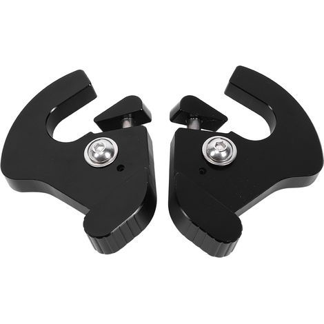 Pair of left/right rotating sissy bars, luggage rack, docking lock clip kit, CNC machined aluminum, suitable for touring (1/5)