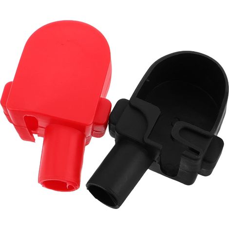 de bornes de batterie de voiture 1 paire noir et rouge