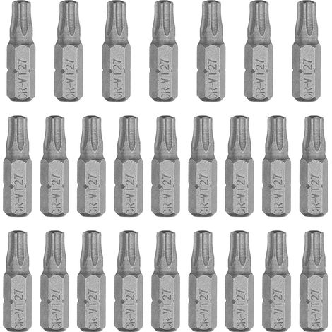 Coffret D'Embouts de Tournevis Torx T27, Longueur 25 mm, 25 Pièces (1/5)