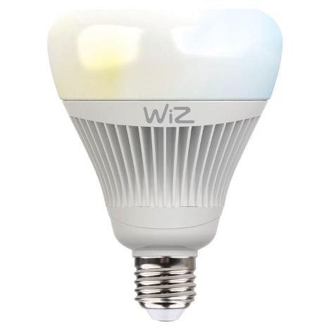 WiZ lampadina LED Smart G100 WiFi luce bianca con attacco E27. Dimmerabile, 64.000 tonalita' di bianco. Funziona con Amazon Alexa e Google Home