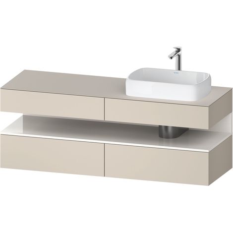 Duravit Collection One Meuble sous-vasque sur console, 2 tiroirs, (1/2)
