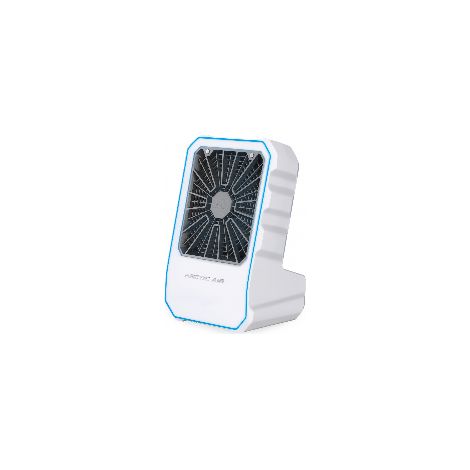 Venteo – Refroidisseur d'air portable 6h autonomie – Brumisateur rechargeable – 3 vitesses réglables – 7 éclairages d'ambiance – Pour extérieur