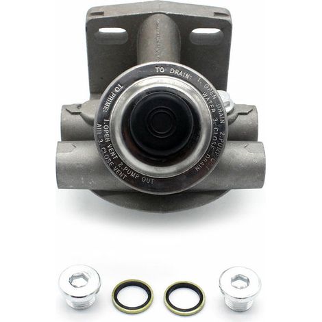 Green Mobility-Base De Montage De Filtre A Carburant Diesel M16X1.5Mm 114 '' Pompe D'Amorcage A Main A Montage Rotatif, Gris Grey (1/5)