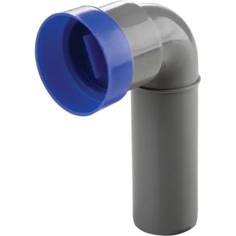 Curva Tecnica Prolungata Ad Innesto In Pp Htm Wavin 11/4 X ø 40 Mm Grigia